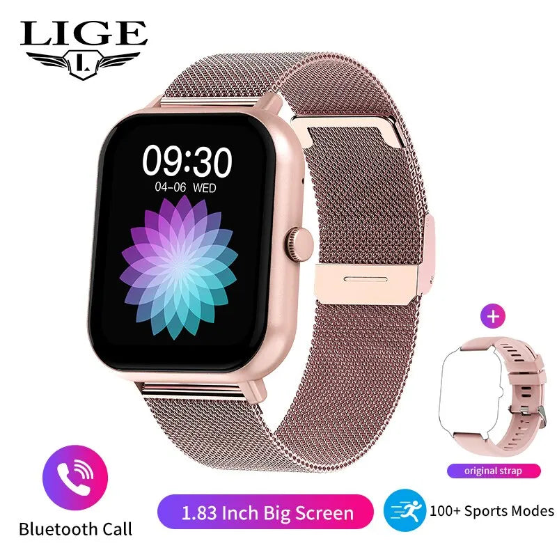 2024 Bluetooth Call Smart Watch Men Women Full Touch Screen Sports Fitness Watch Man Smart Watches Women Smartwatch