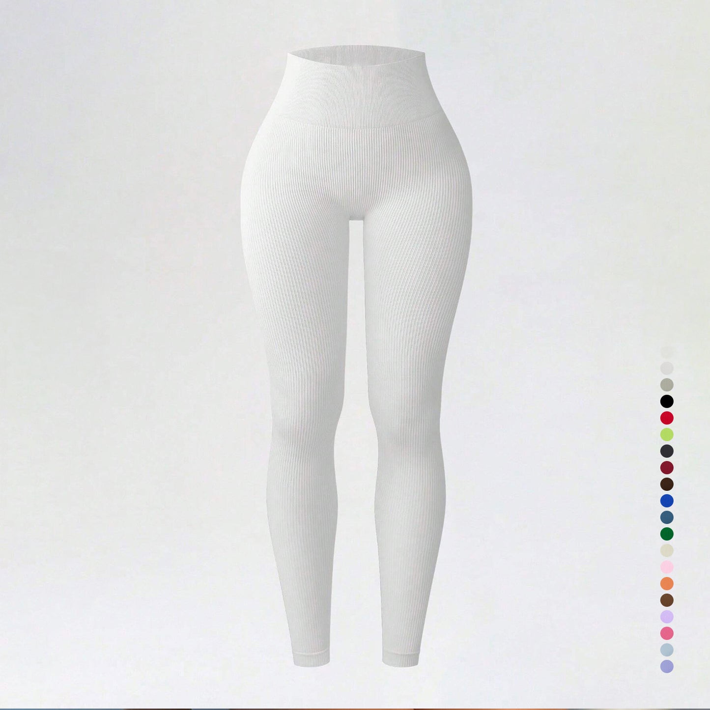 Threaded autumn and winter yoga pants seamless fitness pants high waisted sports yoga clothes leggings