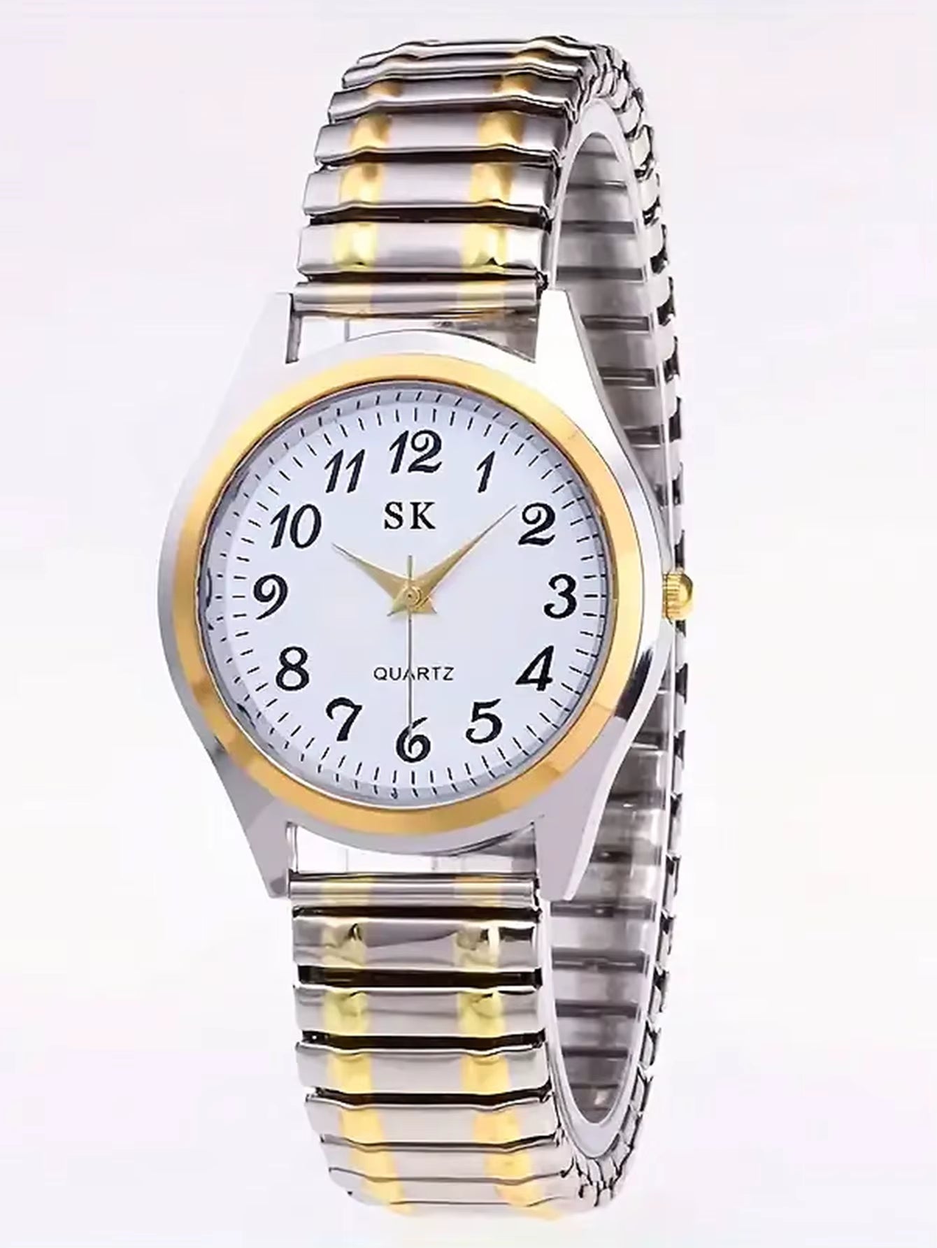 2 Elegant Retro Elastic Quartz Watches Classic Business Fashion Analog Watches a Gift for Loved Ones