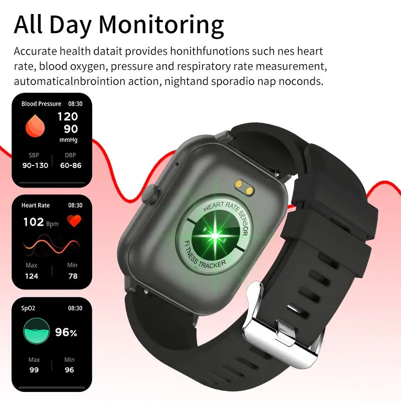 2024 Bluetooth Call Smart Watch Men Women Full Touch Screen Sports Fitness Watch Man Smart Watches Women Smartwatch