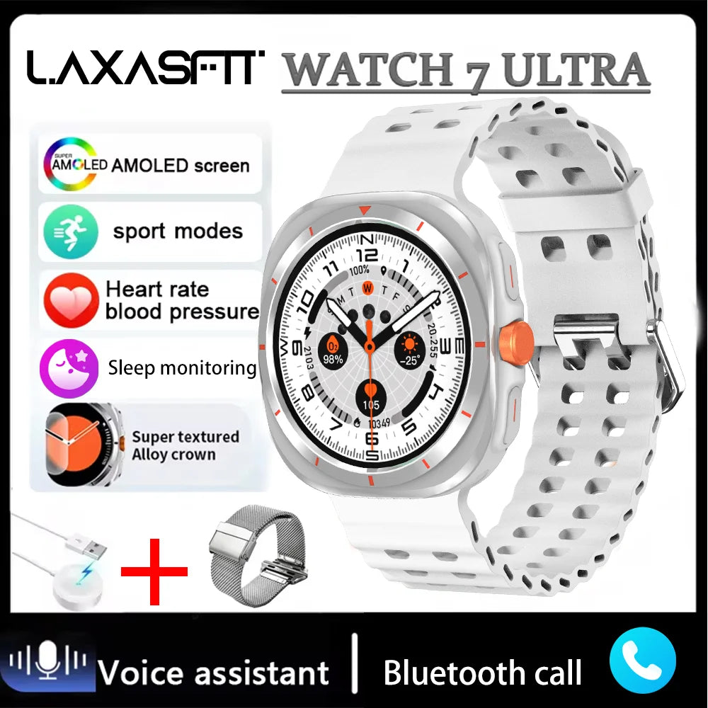 2025 New Smart Watches Men'S AMOLED Screen Multifunction Sports Fitness Tracker Health Women'S Smart Watch