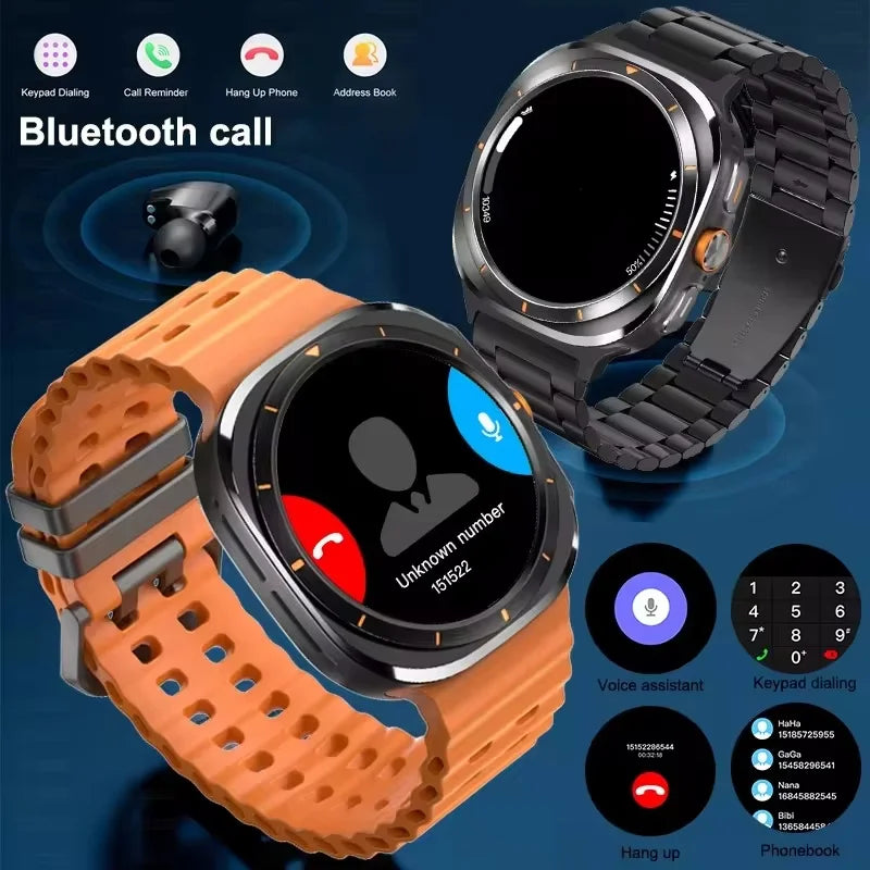 2025 New Smart Watches Men'S AMOLED Screen Multifunction Sports Fitness Tracker Health Women'S Smart Watch