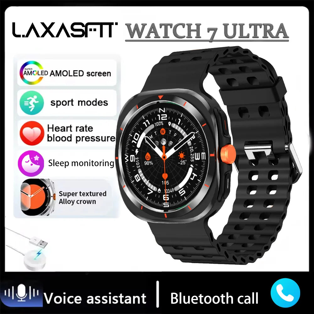 2025 New Smart Watches Men'S AMOLED Screen Multifunction Sports Fitness Tracker Health Women'S Smart Watch
