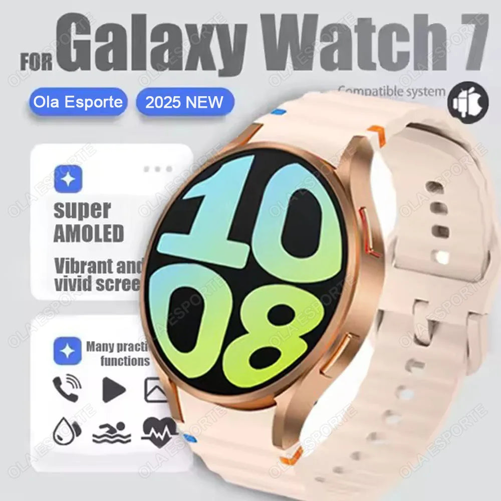 2025 New Smartwatch 7 Series GPS Tracking NFC Smart Watches Heart Rate Health Monitoring HD Bluetooth Call Smart Watch Men Women