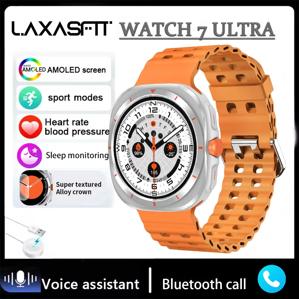 2025 New Smart Watches Men'S AMOLED Screen Multifunction Sports Fitness Tracker Health Women'S Smart Watch