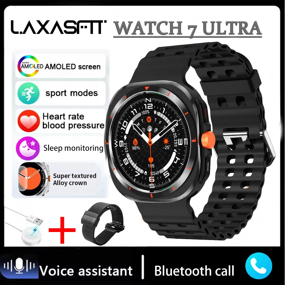 2025 New Smart Watches Men'S AMOLED Screen Multifunction Sports Fitness Tracker Health Women'S Smart Watch