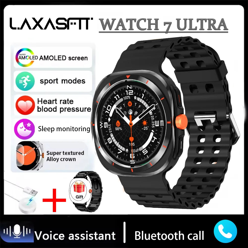 2025 New Smart Watches Men'S AMOLED Screen Multifunction Sports Fitness Tracker Health Women'S Smart Watch