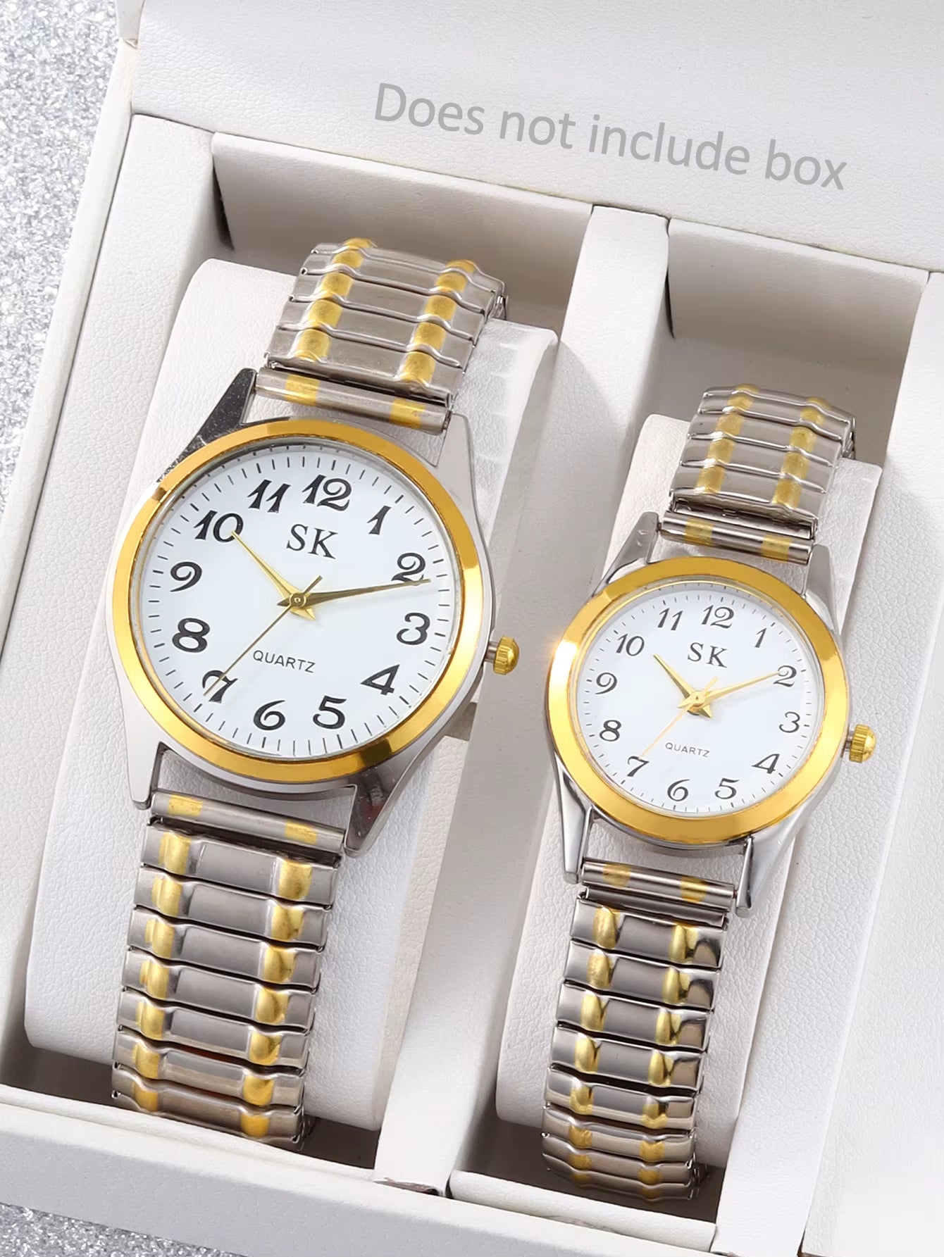 2 Elegant Retro Elastic Quartz Watches Classic Business Fashion Analog Watches a Gift for Loved Ones