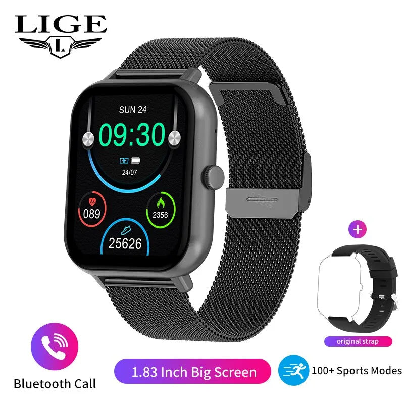 2024 Bluetooth Call Smart Watch Men Women Full Touch Screen Sports Fitness Watch Man Smart Watches Women Smartwatch