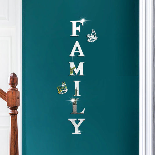 Acrylic wall stickers room entrance porch background decoration