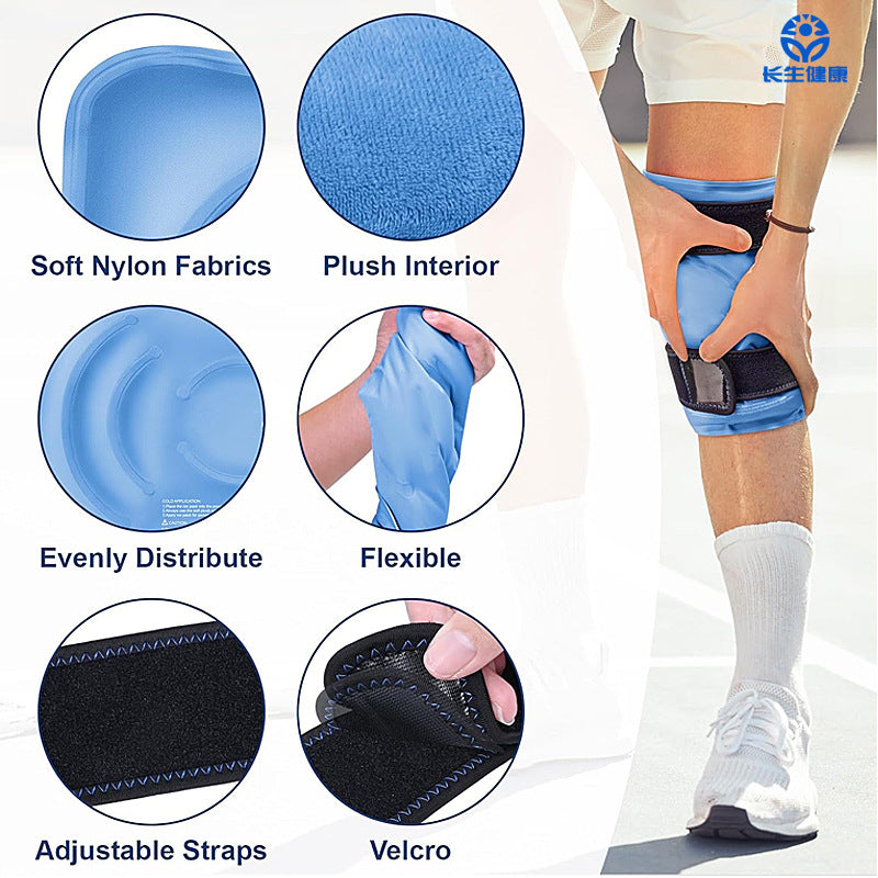 (Copy) Gel Knee Pad with Ice Pack, Long-lasting Cold and Hot Therapy for Sports Protection