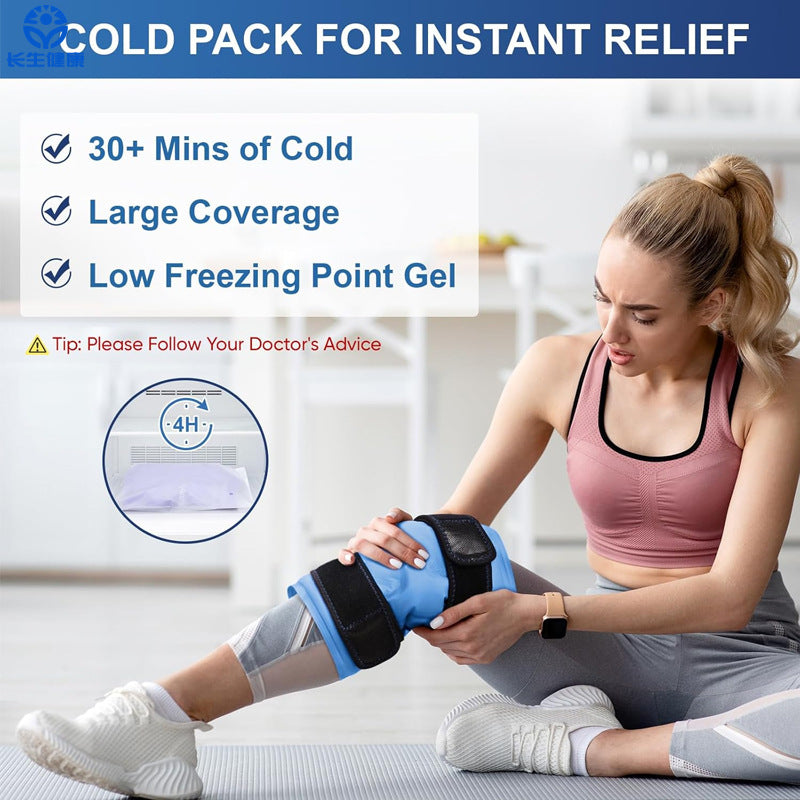 (Copy) Gel Knee Pad with Ice Pack, Long-lasting Cold and Hot Therapy for Sports Protection