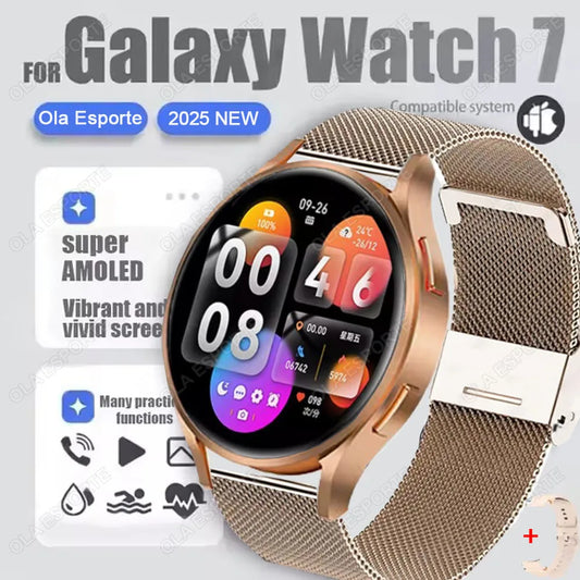 2025 New Smartwatch 7 Series GPS Tracking NFC Smart Watches Heart Rate Health Monitoring HD Bluetooth Call Smart Watch Men Women